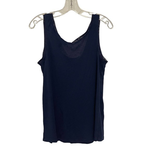 Soma Navy V-Neck Tank Loungewear Top Size Small Super Soft Pre-owned - Picture 3 of 7